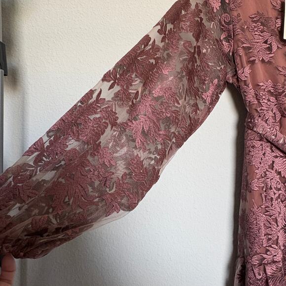 Joyfolie Bellana Dress Unconventional Lace NWT Sm Boho Western Romance SoftGirl - Picture 15 of 15